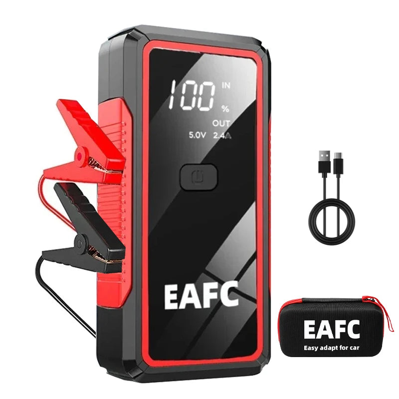 AutoNero ProStart 2000A – Urządzenie Rozruchowe Jump Starter z Powerbankiem & Wyświetlaczem LED