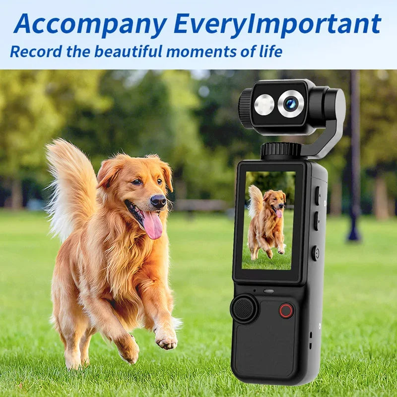 Kompaktowa Kamera Sportowa & Dashcam 4K UltraHD z Obrotowym Obiektywem 180° i WiFi