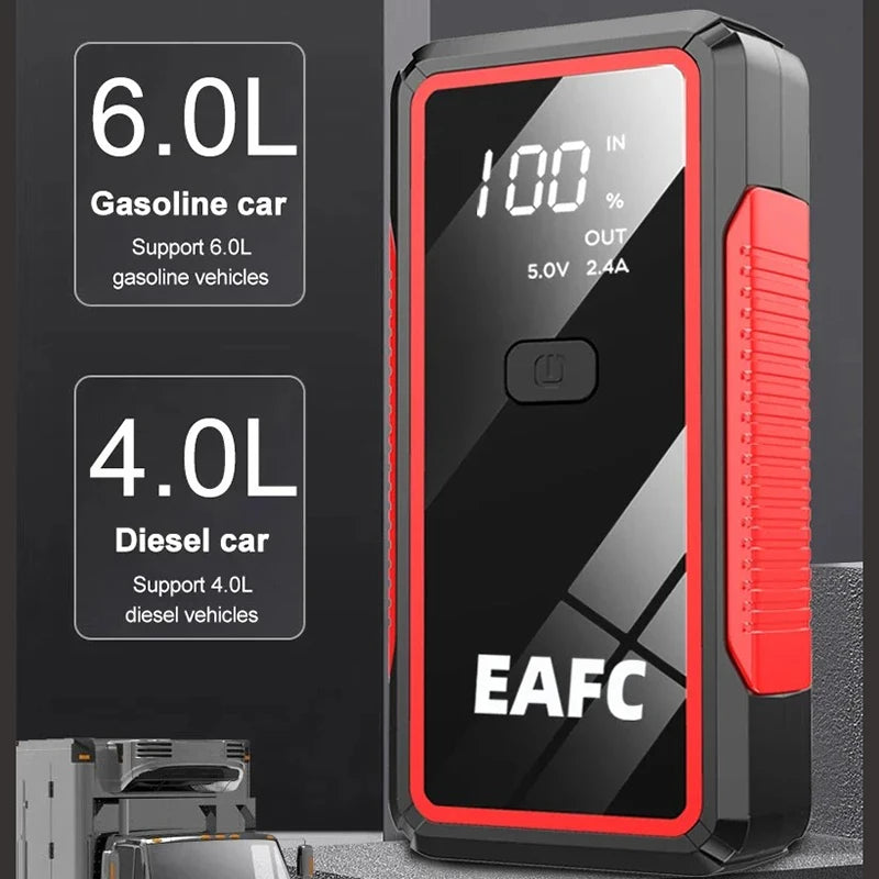 AutoNero ProStart 2000A – Urządzenie Rozruchowe Jump Starter z Powerbankiem & Wyświetlaczem LED