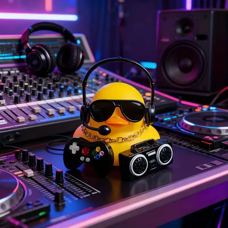 AutoNero DJ Duck – Samochodowa Kaczka Stylizowana (Zestaw DJ)