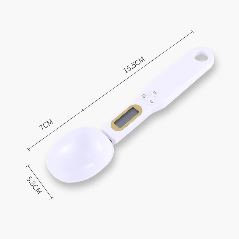 Precyzyjna Cyfrowa Waga Łyżkowa LCD 500g / 0.1g – Elektroniczna Miarka Kuchenna