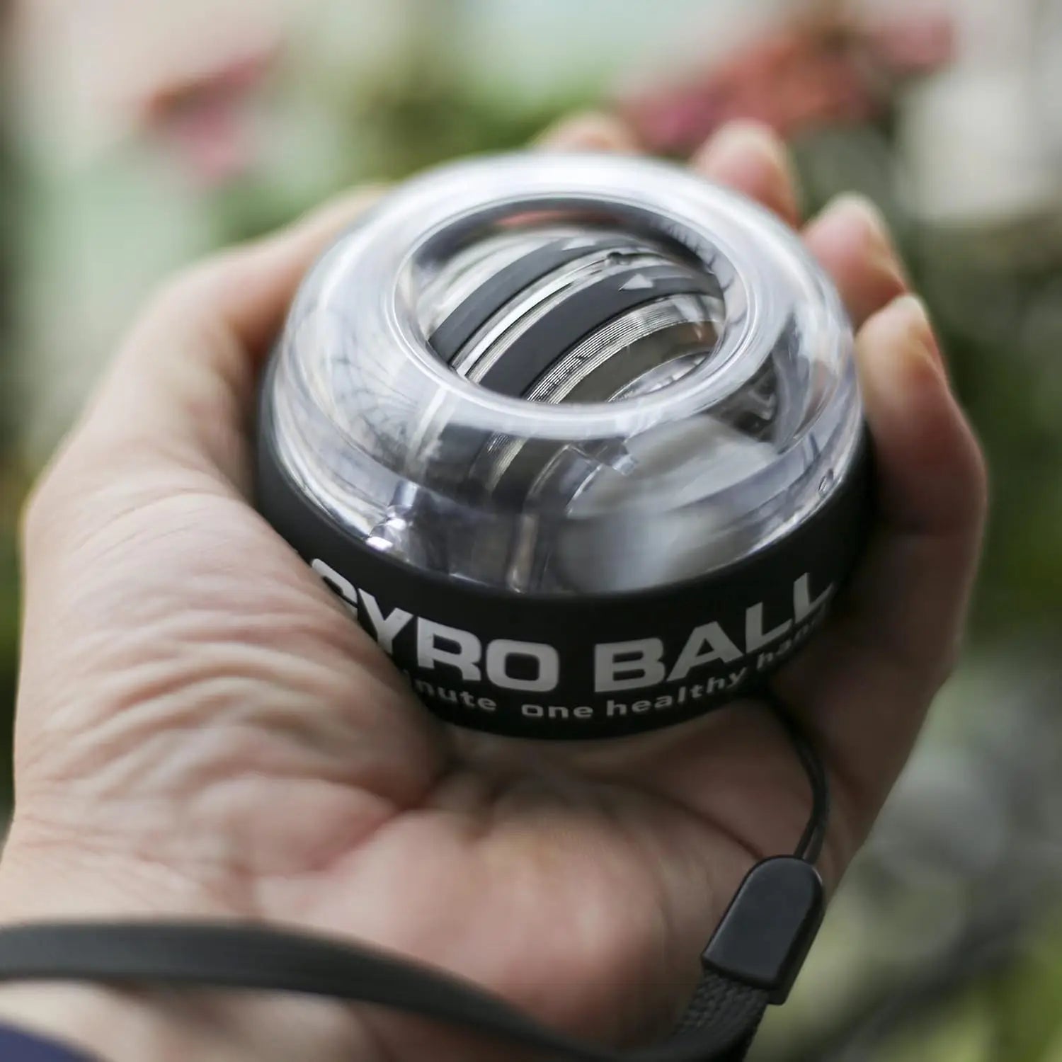 Żyroskopowa Piłka Treningowa Gyro Ball AutoNero – Wzmocnienie Nadgarstków i Przedramion (Auto-Start)